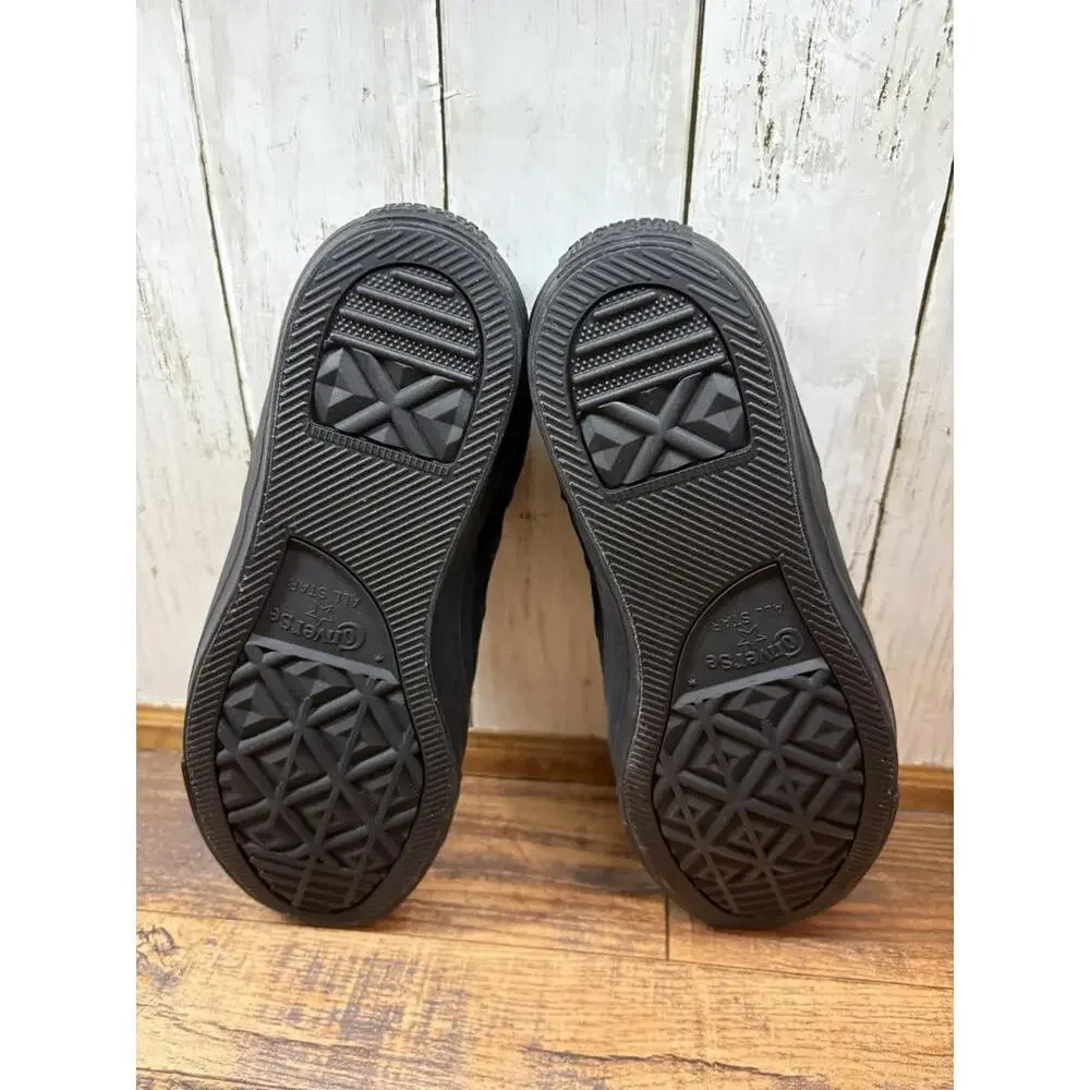 Converse High Street Line All Black Men's 7.5 New - Picture 4 of 7